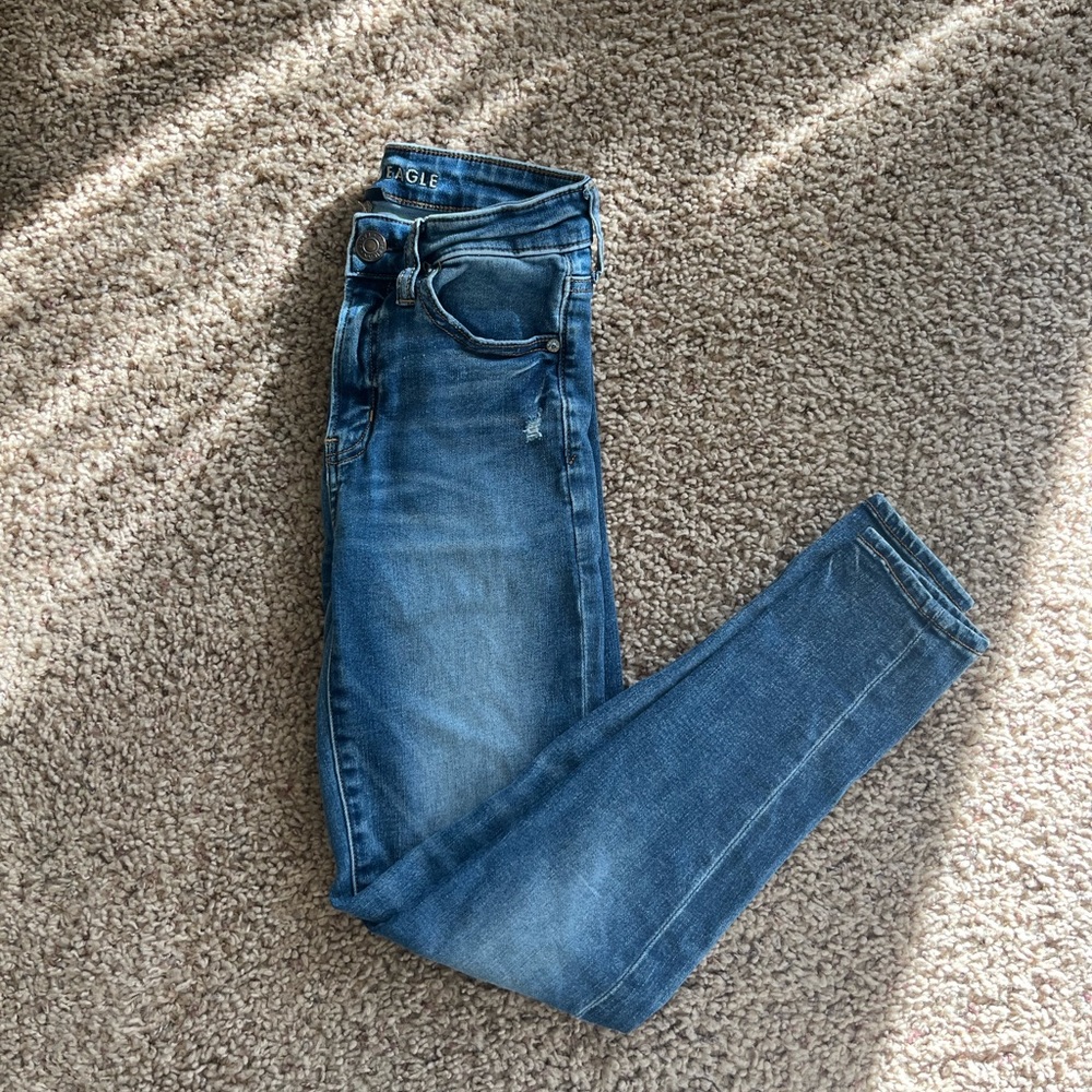 AE Next Level Stretch Hi-Rise Jegging Size 2 Short